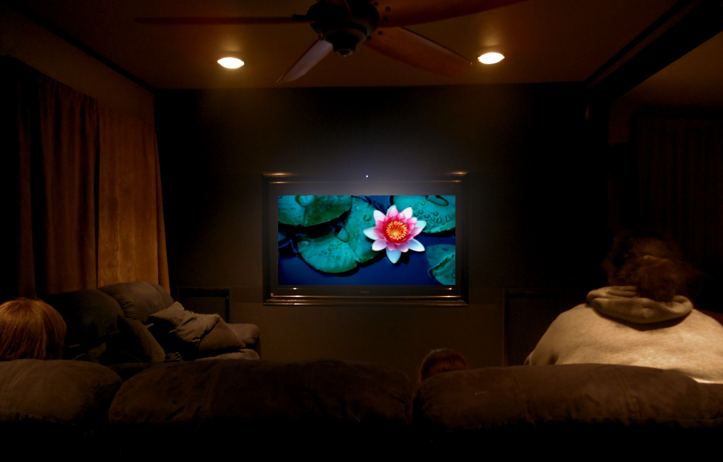 Home Theater Photos-A high end 3D Plasma Home Theater with THX Certified Sound +Video
