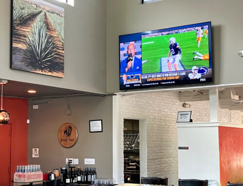 Masa Mexican Kitchen 85″ Football Night TV Upgrade